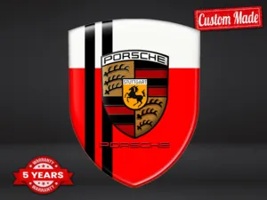 Porsche Autocollants Arrière Camions Style Édition Luxe